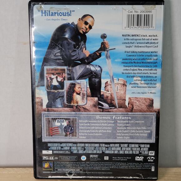 DVD Black Knight w/ Insert - Picture 4 of 4
